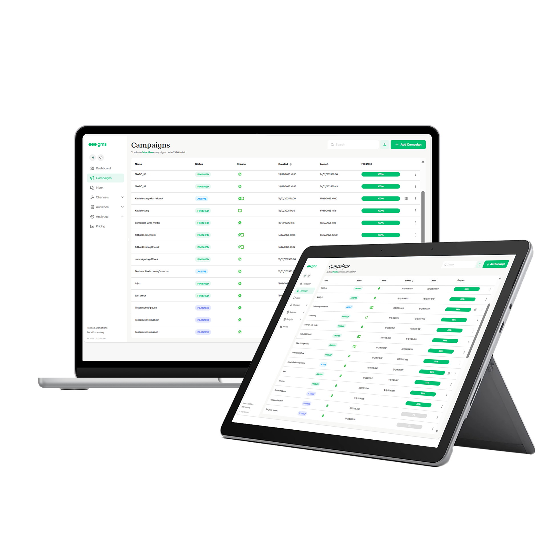 GMS Campaign Platform